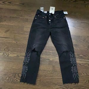 Levi’s 501 high rise straight leg